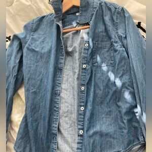 Long sleeve denim shirt
